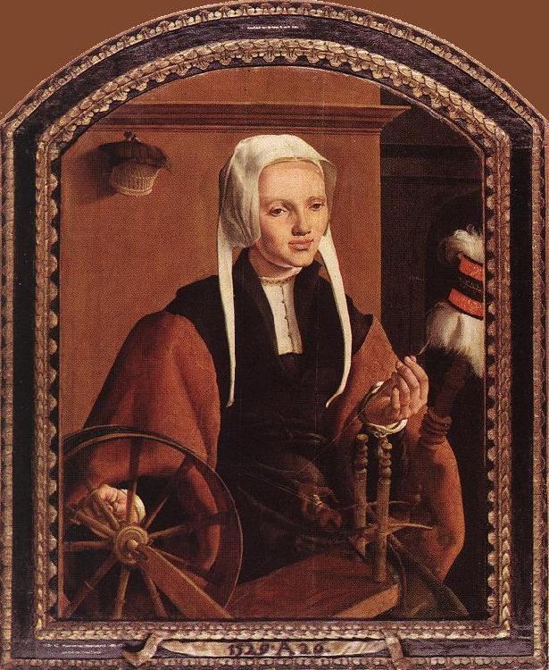Maerten van heemskerck Portrait of Anna Codde oil painting picture